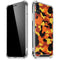 Orange Camo iPhone XR Clear Case