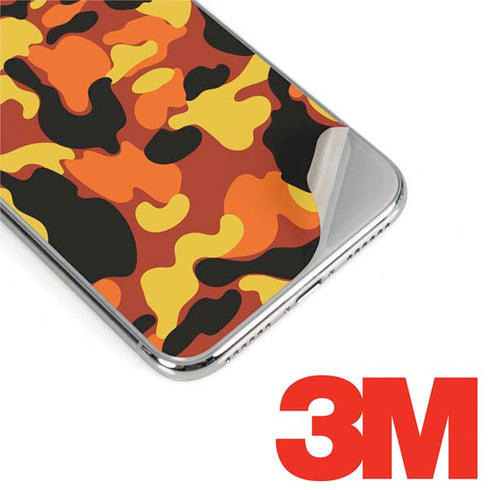 Orange Camo iPhone XR Skin