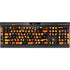Orange Camo K95 RGB PLATINUM Mechanical Gaming Keyboard Skin