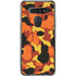 Orange Camo LG K51/Q51 Clear Case