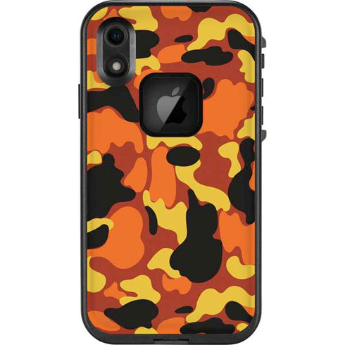 Orange Camo LifeProof Fre iPhone Skin