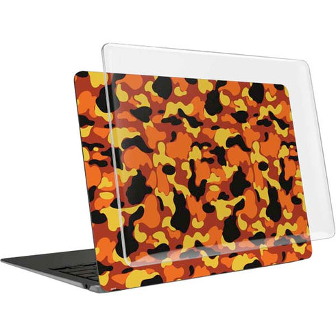 Orange Camo MacBook Air 13in (2020) Case plus Skin