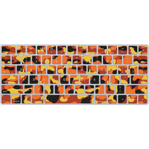 Orange Camo Magic Keyboard Skin