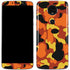 Orange Camo Moto E5 Plus Skin