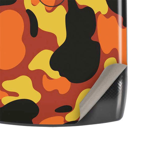 Orange Camo Motorola RAZR Skin