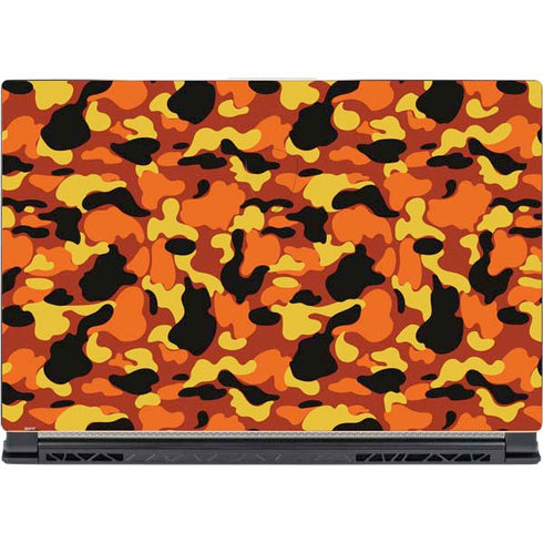 Orange Camo MSI GS65 Stealth Laptop Skin