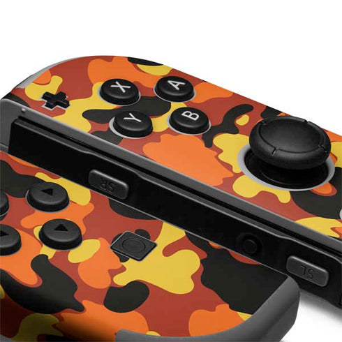Orange Camo Nintendo Joy-Con (L/R) Controller Skin
