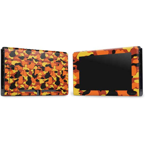 Orange Camo Nintendo Switch Bundle Skin