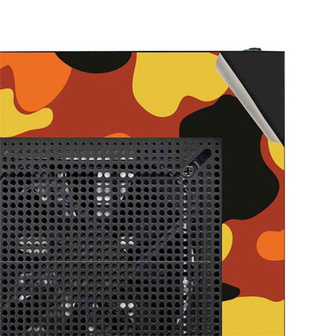 Orange Camo NZXT H510 Compact ATX Mid-Tower Case Skin