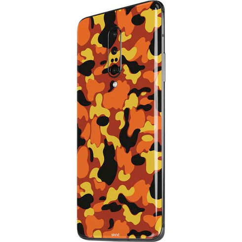 Orange Camo OnePlus 7 Pro Skin