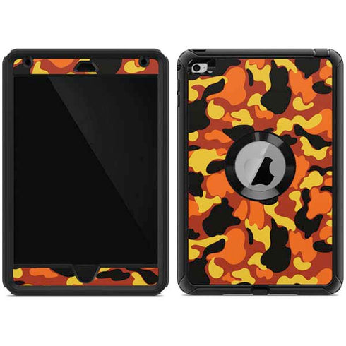 Orange Camo Otterbox Defender iPad Skin
