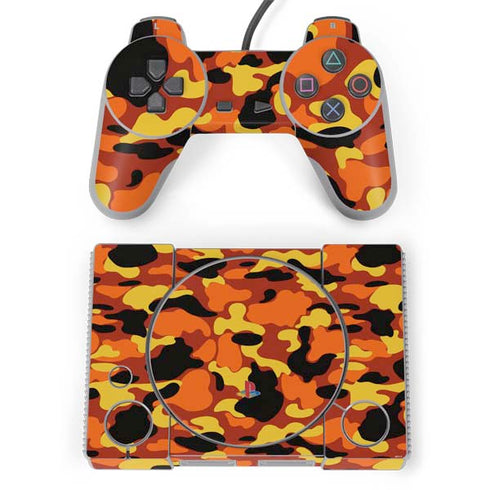 Orange Camo PlayStation Classic Bundle Skin