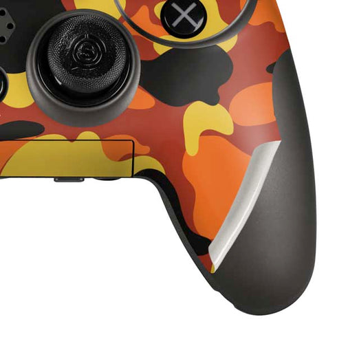 Orange Camo PlayStation Scuf Vantage 2 Controller Skin