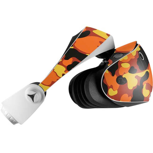 Orange Camo PlayStation VR2 Skin
