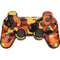 Orange Camo PS3 Dual Shock wireless controller Skin