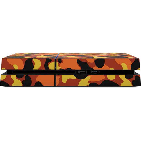Orange Camo PS4 Console Skin