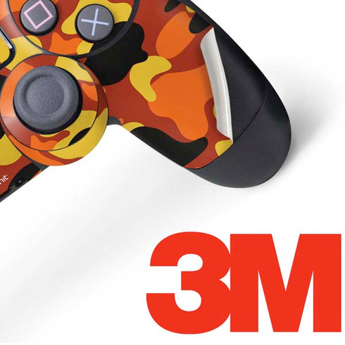 Orange Camo PS4 Controller Skin