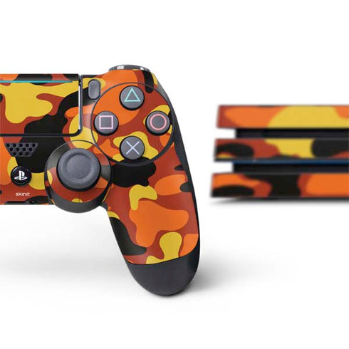 Orange Camo PS4 Pro Bundle Skin