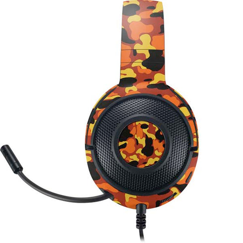 Orange Camo Razer Kraken X Skin