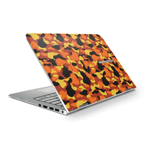 Orange Camo HP Spectre Skin