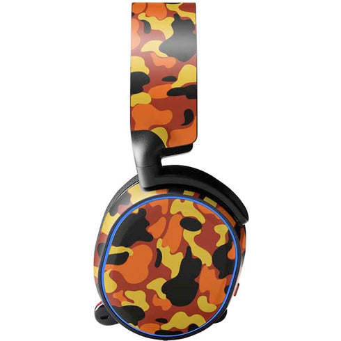 Orange Camo SteelSeries Arctis 3 Skin