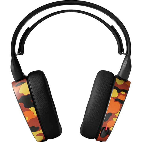 Orange Camo SteelSeries Arctis 3 Skin