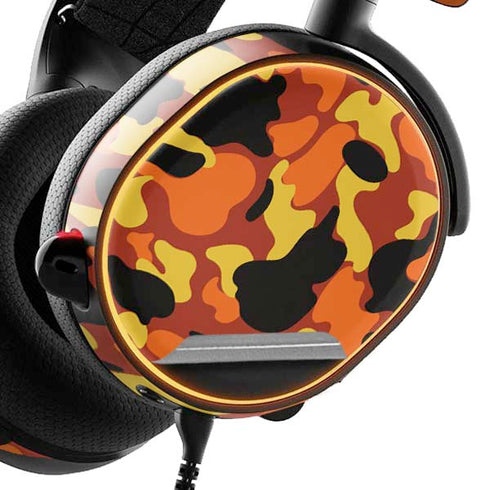 Orange Camo SteelSeries Arctis 3 Skin