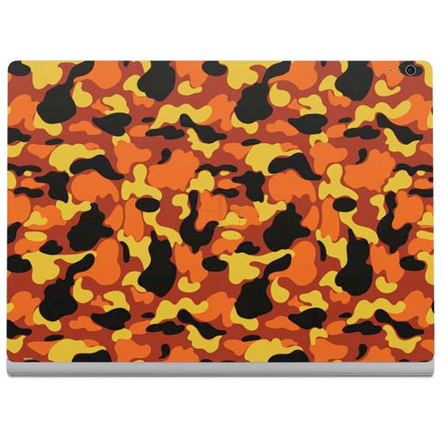 Orange Camo Surface Book 2 13.5in Skin