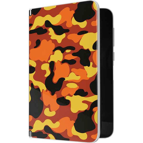 Orange Camo Surface Duo Skin