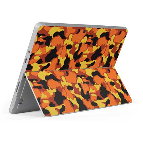 Orange Camo Surface Go Skin