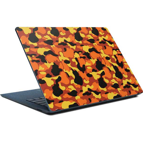 Orange Camo Surface Laptop Skin