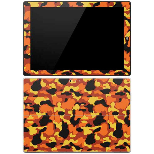 Orange Camo Surface Pro 3 Skin