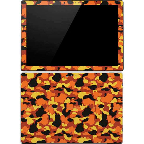 Orange Camo Surface Pro 4 Skin
