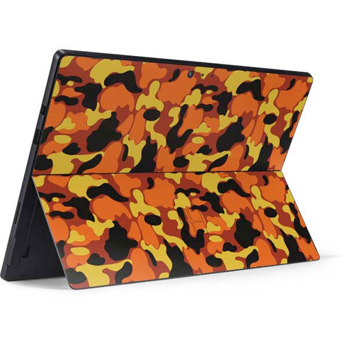Orange Camo Surface Pro 6 Skin