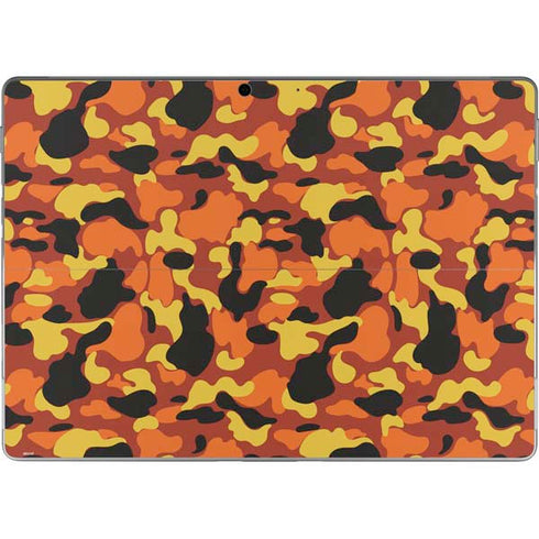 Orange Camo Surface Pro 9 Skin