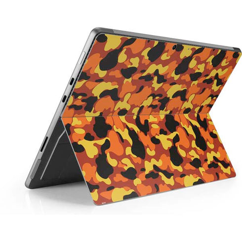 Orange Camo Surface Pro 9 Skin