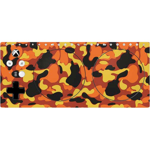 Orange Camo Xbox Adaptive Controller Skin