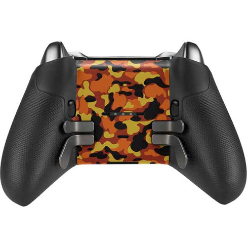 Orange Camo Xbox Elite Wireless Controller Series 2 Skin