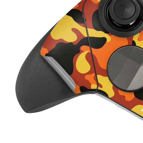 Orange Camo Xbox Elite Wireless Controller Series 2 Skin