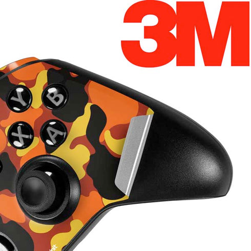 Orange Camo Xbox One Elite Controller Skin