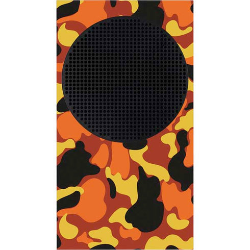 Orange Camo Xbox Series S Console Skin