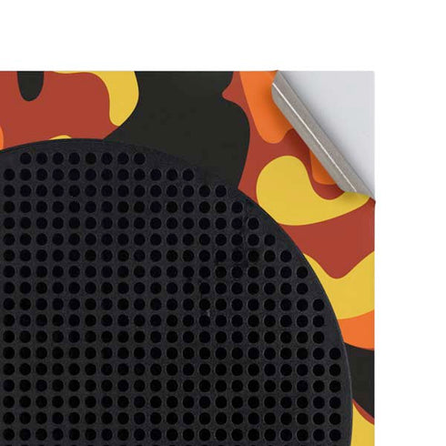 Orange Camo Xbox Series S Console Skin
