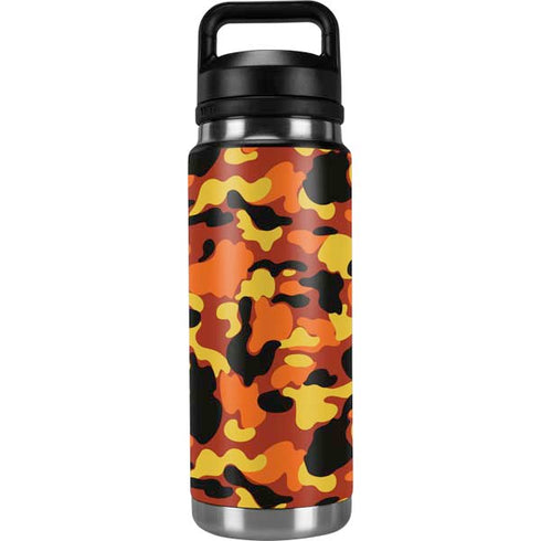 Orange Camo YETI Rambler 26oz Bottle Skin