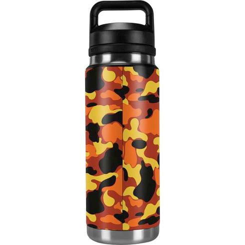 Orange Camo YETI Rambler 26oz Bottle Skin