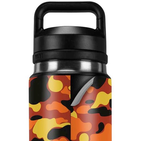 Orange Camo YETI Rambler 26oz Bottle Skin