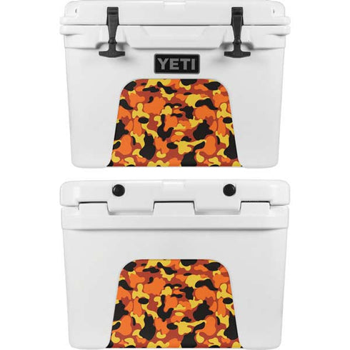Orange Camo YETI Tundra 35 Hard Cooler Skin