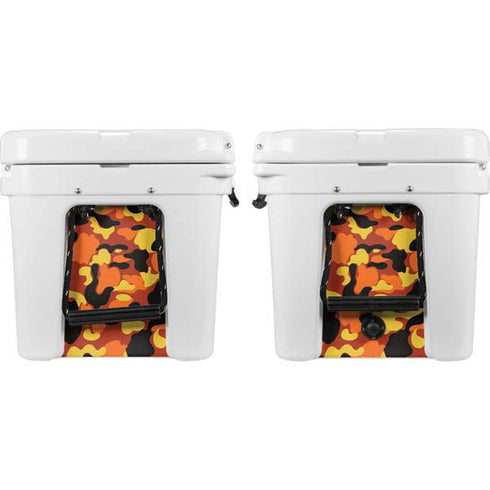 Orange Camo YETI Tundra 35 Hard Cooler Skin