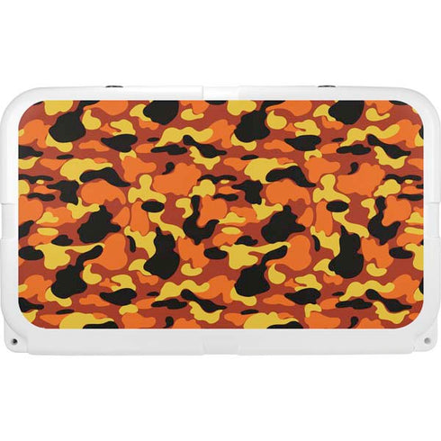 Orange Camo YETI Tundra 45 Hard Cooler Skin