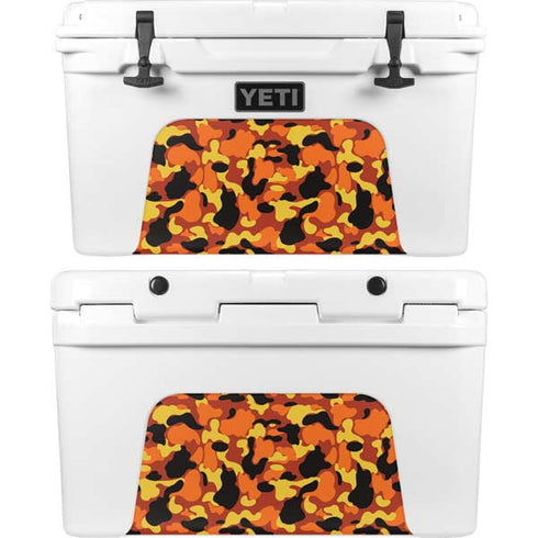 Orange Camo YETI Tundra 45 Hard Cooler Skin
