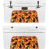 Orange Camo YETI Tundra 75 Hard Cooler Skin